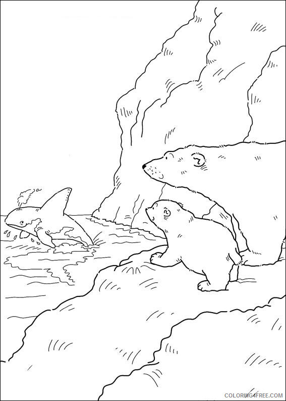 Polar Bear Coloring Sheets Animal Coloring Pages Printable 2021 3361 Coloring4free