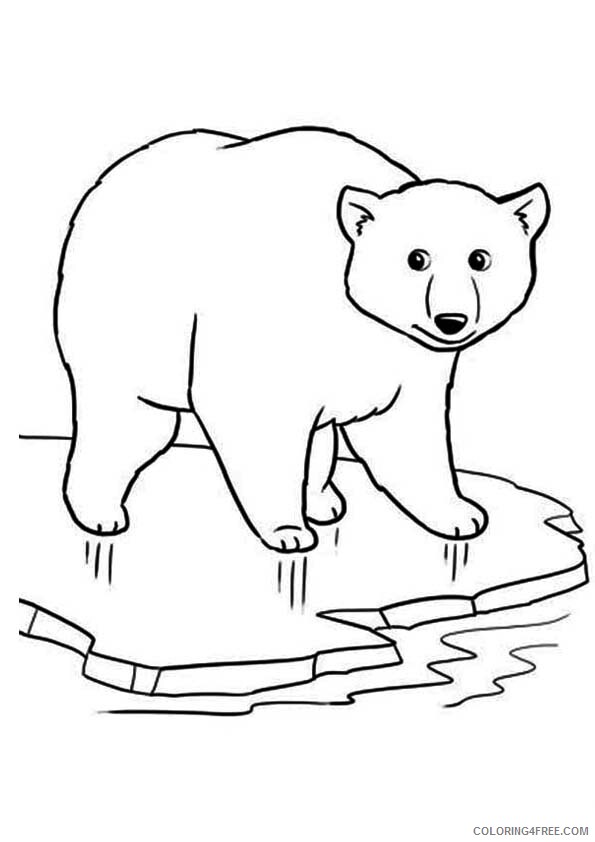 Polar Bear Coloring Sheets Animal Coloring Pages Printable 2021 3370 Coloring4free