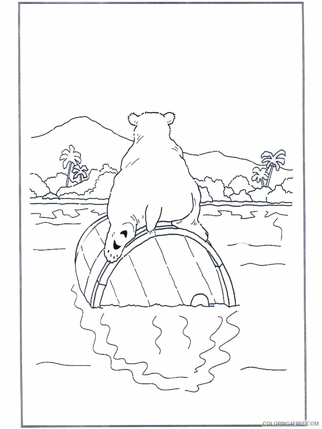 Polar Bear Coloring Sheets Animal Coloring Pages Printable 2021 3377 Coloring4free