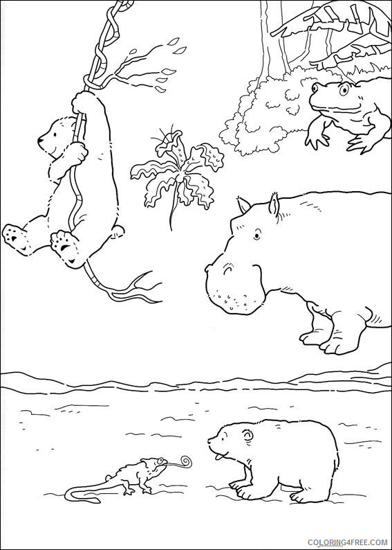 Polar Bear Coloring Sheets Animal Coloring Pages Printable 2021 3382 Coloring4free