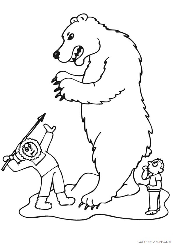 Polar Bear Coloring Sheets Animal Coloring Pages Printable 2021 3384 Coloring4free