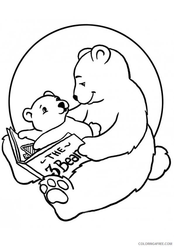 Polar Bear Coloring Sheets Animal Coloring Pages Printable 2021 3391 Coloring4free