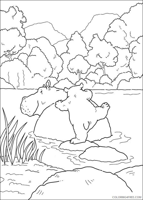 Polar Bear Coloring Sheets Animal Coloring Pages Printable 2021 3400 Coloring4free