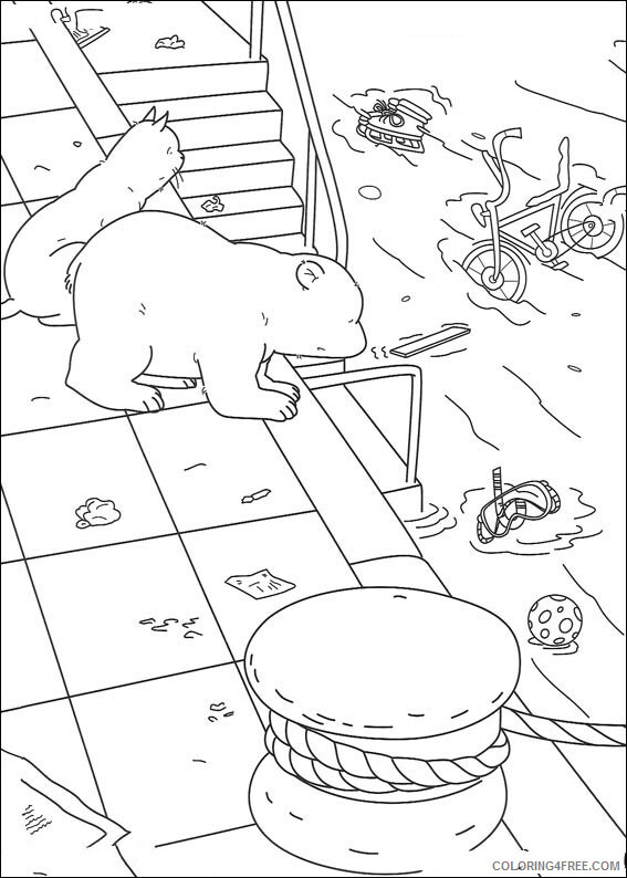 Polar Bear Coloring Sheets Animal Coloring Pages Printable 2021 3404 Coloring4free
