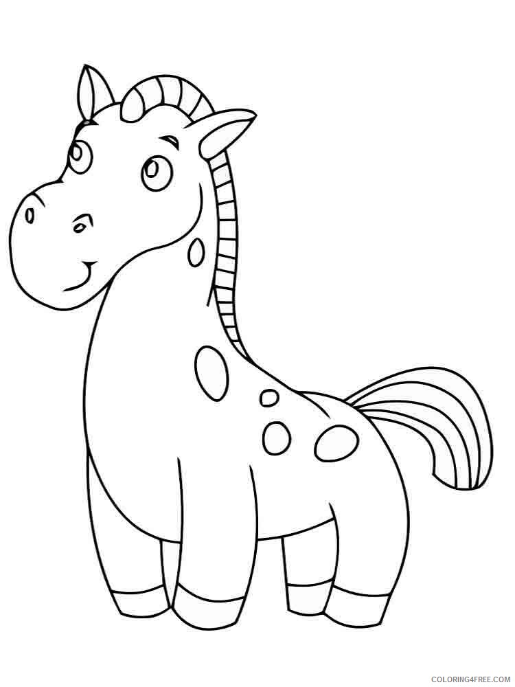 Pony Coloring Pages Animal Printable Sheets pony 10 2021 3995 Coloring4free