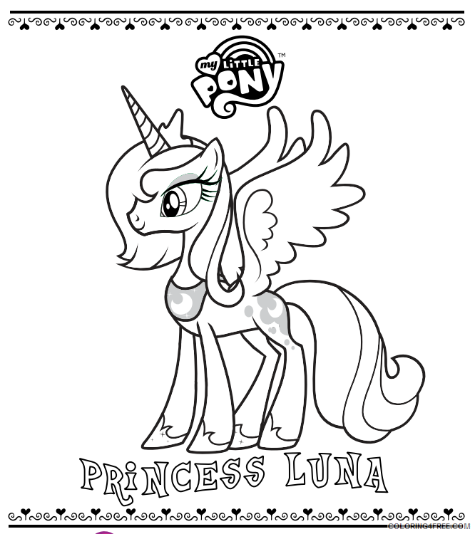 Pony Coloring Sheets Animal Coloring Pages Printable 2021 3414 Coloring4free