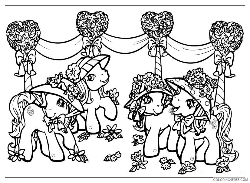 Pony Coloring Sheets Animal Coloring Pages Printable 2021 3433 Coloring4free
