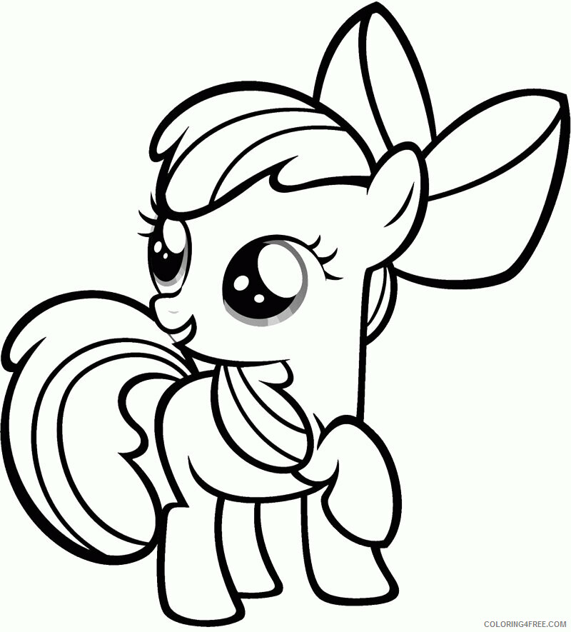 Pony Coloring Sheets Animal Coloring Pages Printable 2021 3445 Coloring4free