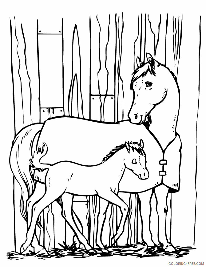 Pony Coloring Sheets Animal Coloring Pages Printable 2021 3447 Coloring4free