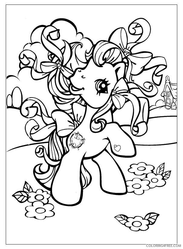 Pony Coloring Sheets Animal Coloring Pages Printable 2021 3463 Coloring4free