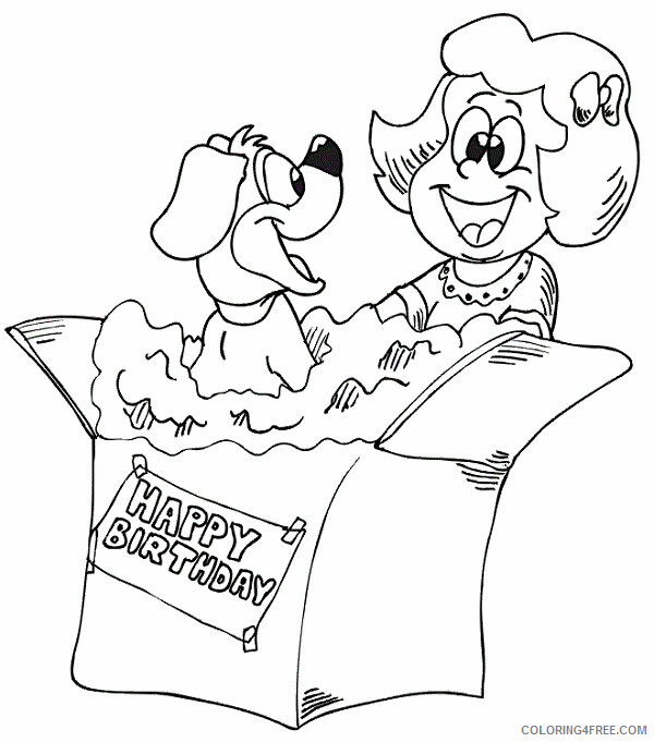 Puppy Coloring Pages Animal Printable Sheets Cute Puppy to Print 2021 4073 Coloring4free