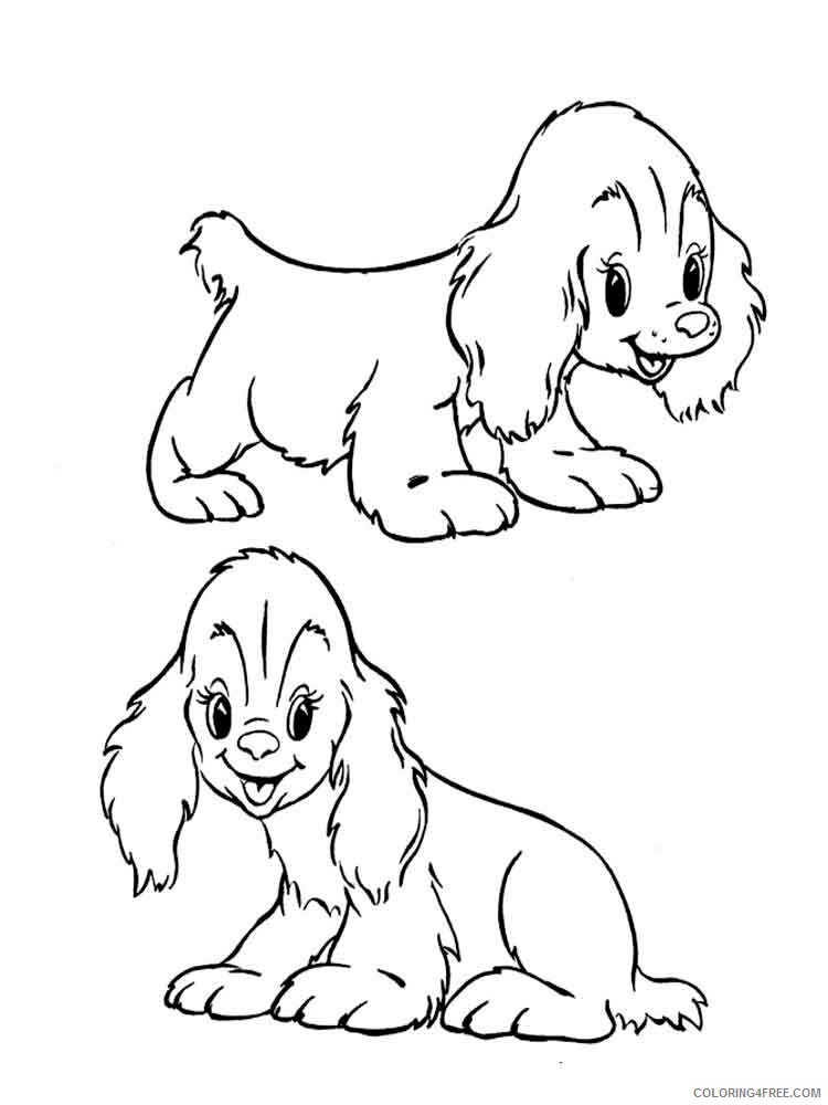 Puppy Coloring Pages Animal Printable Sheets Puppy 15 2021 4103 Coloring4free