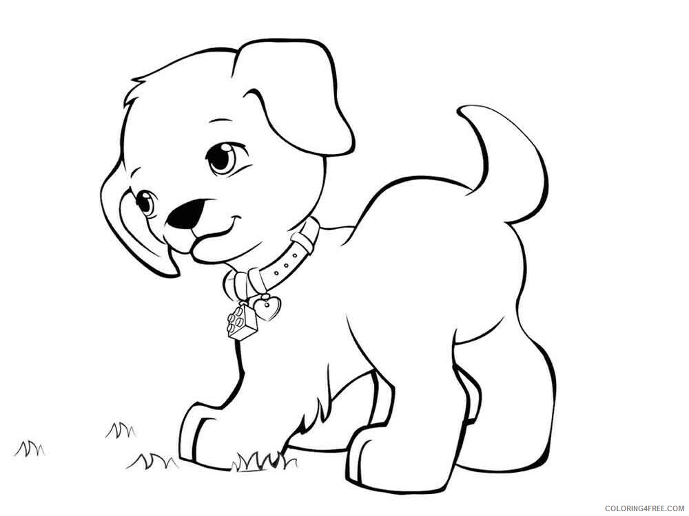 Puppy Coloring Pages Animal Printable Sheets Puppy 17 2021 4104 Coloring4free