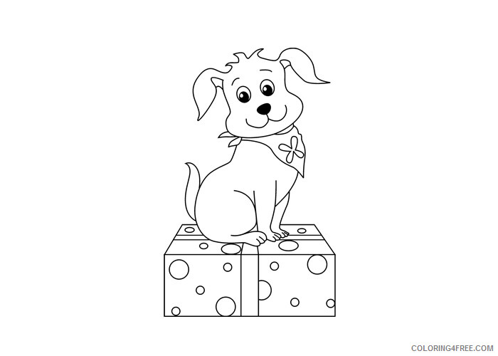 Puppy Coloring Pages Animal Printable Sheets Puppy preseant 2021 4113 Coloring4free