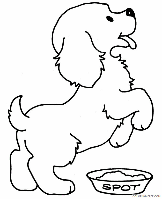 Puppy Coloring Pages Animal Printable Sheets puppy 2 2021 4090 Coloring4free
