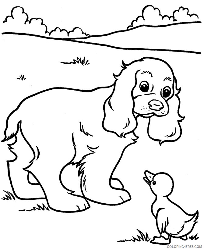Puppy Coloring Sheets Animal Coloring Pages Printable 2021 3485 Coloring4free