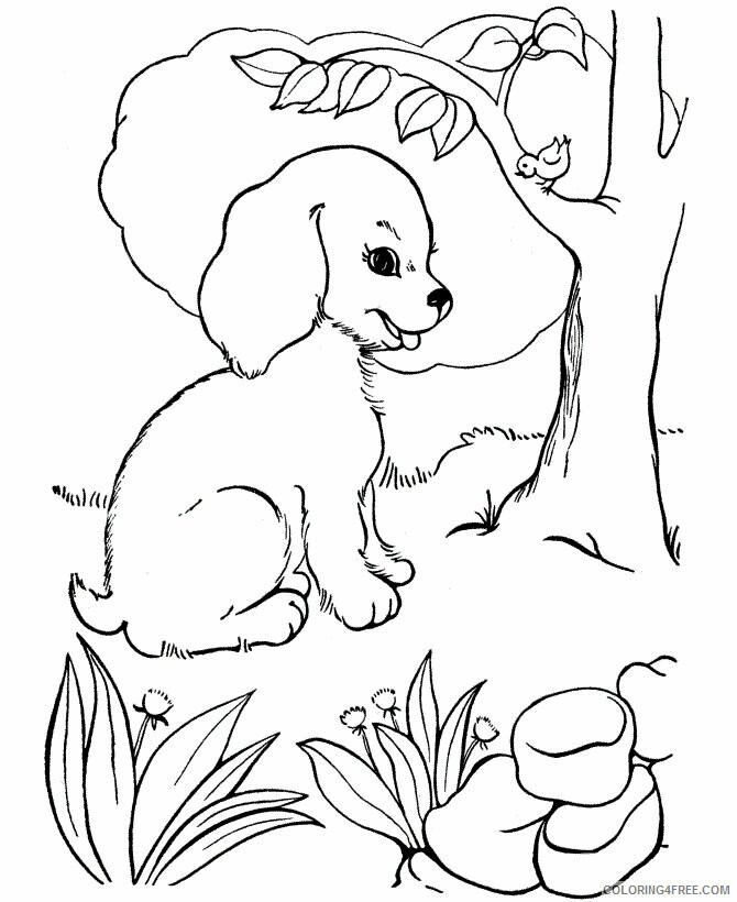 Puppy Coloring Sheets Animal Coloring Pages Printable 2021 3499 Coloring4free