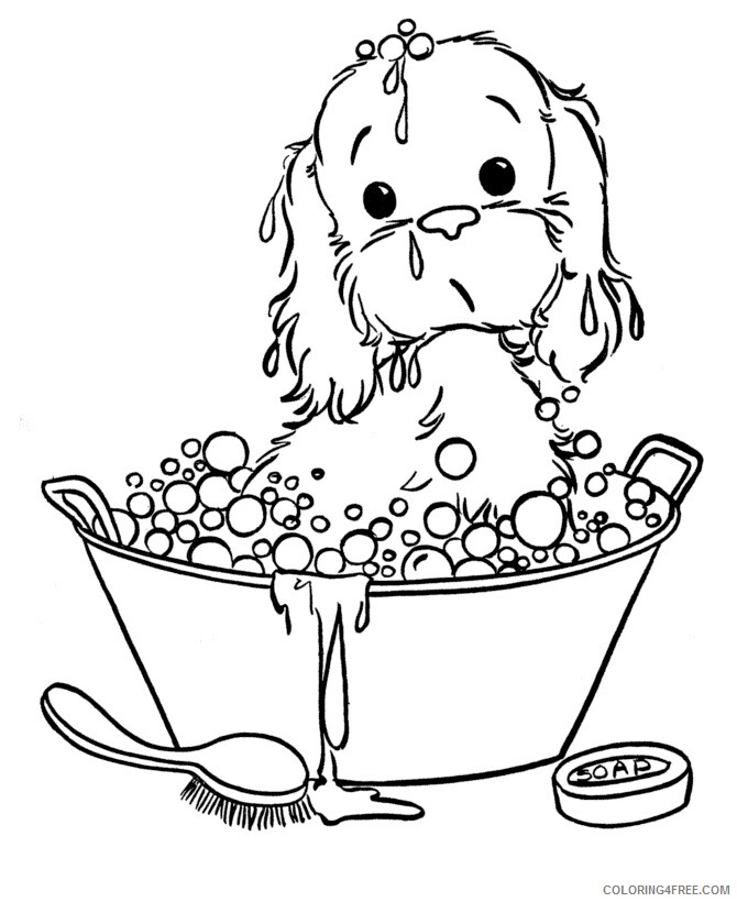 Puppy Coloring Sheets Animal Coloring Pages Printable 2021 3501 Coloring4free