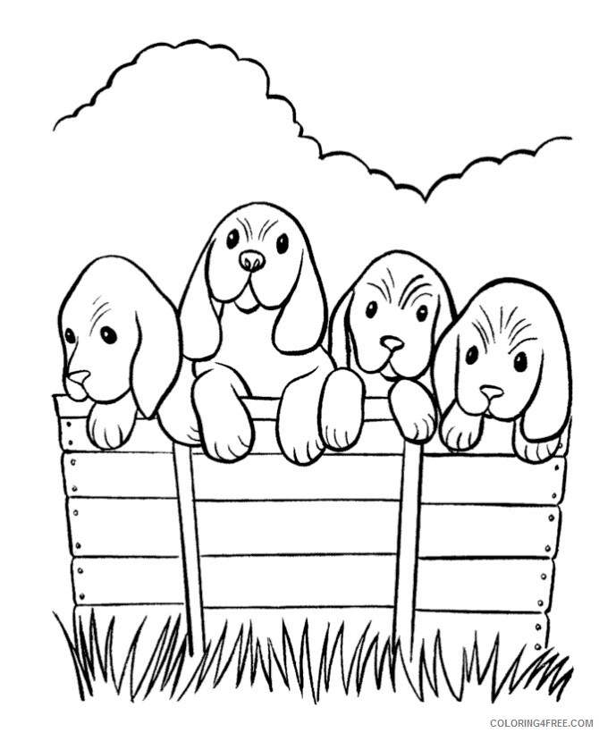 Puppy Coloring Sheets Animal Coloring Pages Printable 2021 3508 Coloring4free