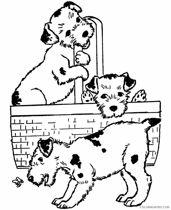 Puppy Coloring Sheets Animal Coloring Pages Printable 2021 3523 Coloring4free