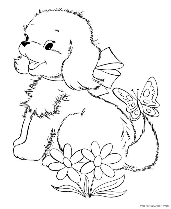 Puppy Coloring Sheets Animal Coloring Pages Printable 2021 3538 Coloring4free