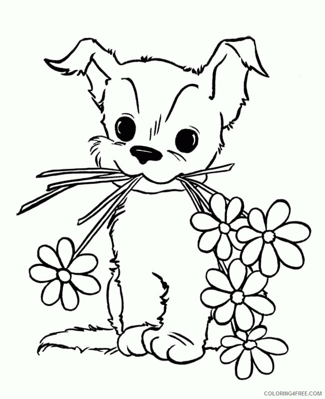 Puppy Coloring Sheets Animal Coloring Pages Printable 2021 3550 Coloring4free