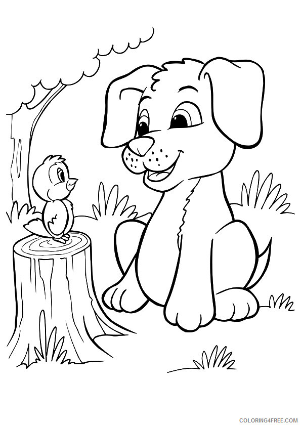 Puppy Coloring Sheets Animal Coloring Pages Printable 2021 3553 Coloring4free