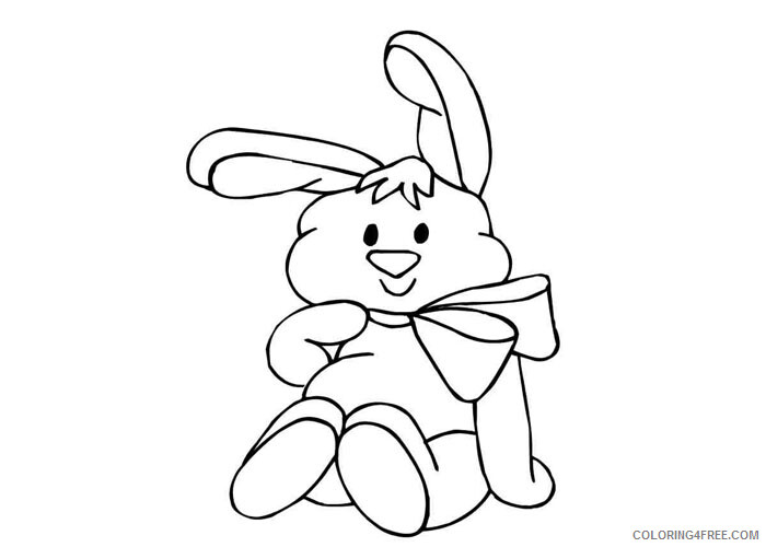 Rabbit Coloring Pages Animal Printable Sheets Rabbit 2 2021 4180 Coloring4free