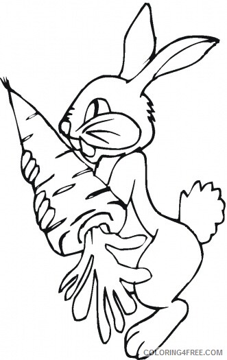 Rabbit Coloring Pages Animal Printable Sheets of Rabbit 2021 4138 Coloring4free