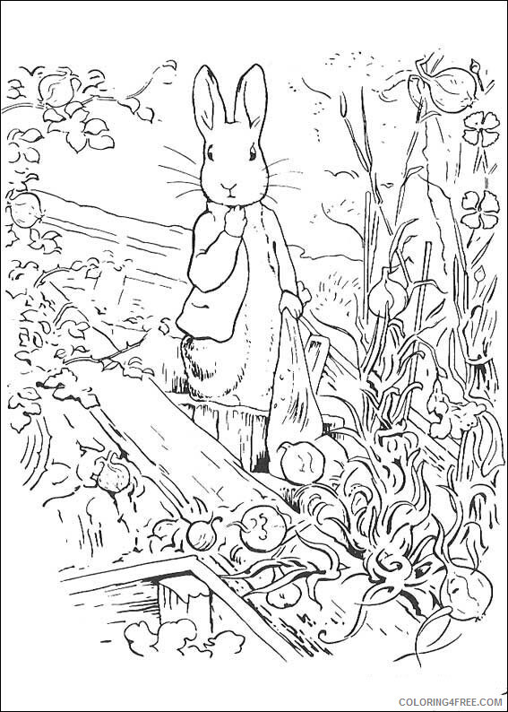 Rabbit Coloring Sheets Animal Coloring Pages Printable 2021 3578 Coloring4free