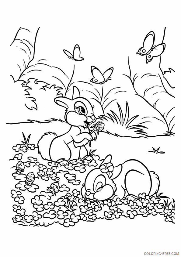 Rabbit Coloring Sheets Animal Coloring Pages Printable 2021 3581 Coloring4free