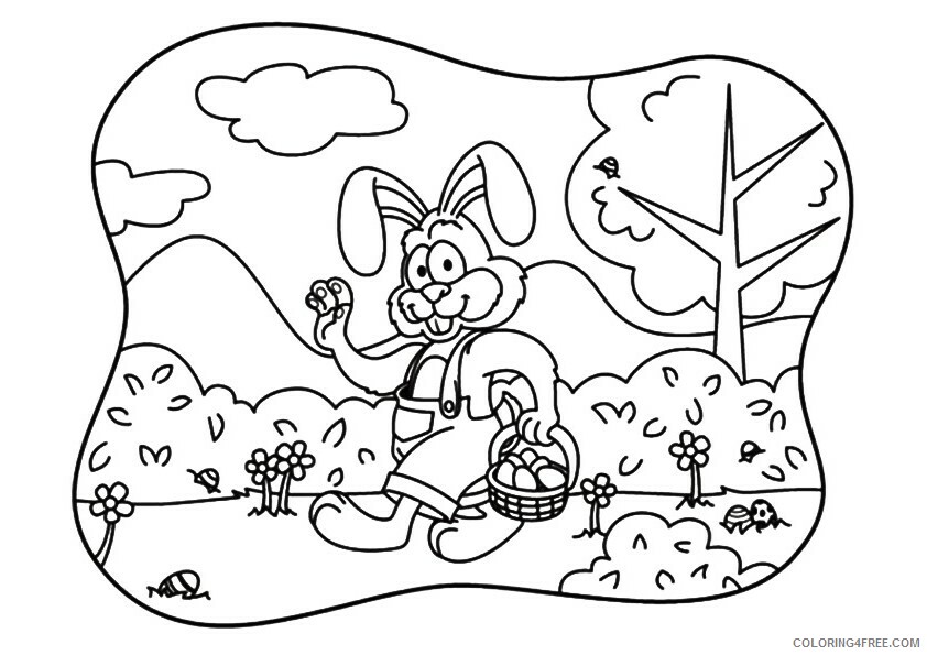 Rabbit Coloring Sheets Animal Coloring Pages Printable 2021 3584 Coloring4free