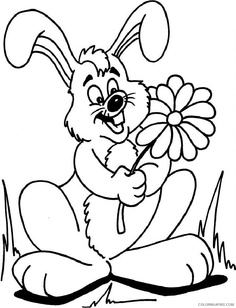 Rabbit Coloring Sheets Animal Coloring Pages Printable 2021 3588 Coloring4free