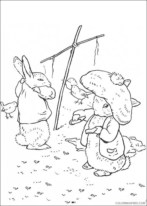 Rabbit Coloring Sheets Animal Coloring Pages Printable 2021 3596 Coloring4free