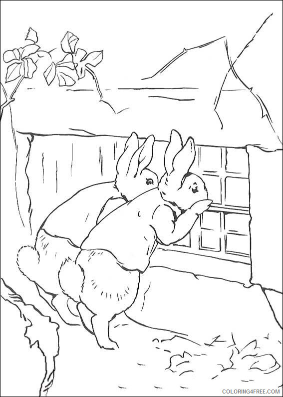 Rabbit Coloring Sheets Animal Coloring Pages Printable 2021 3597 Coloring4free