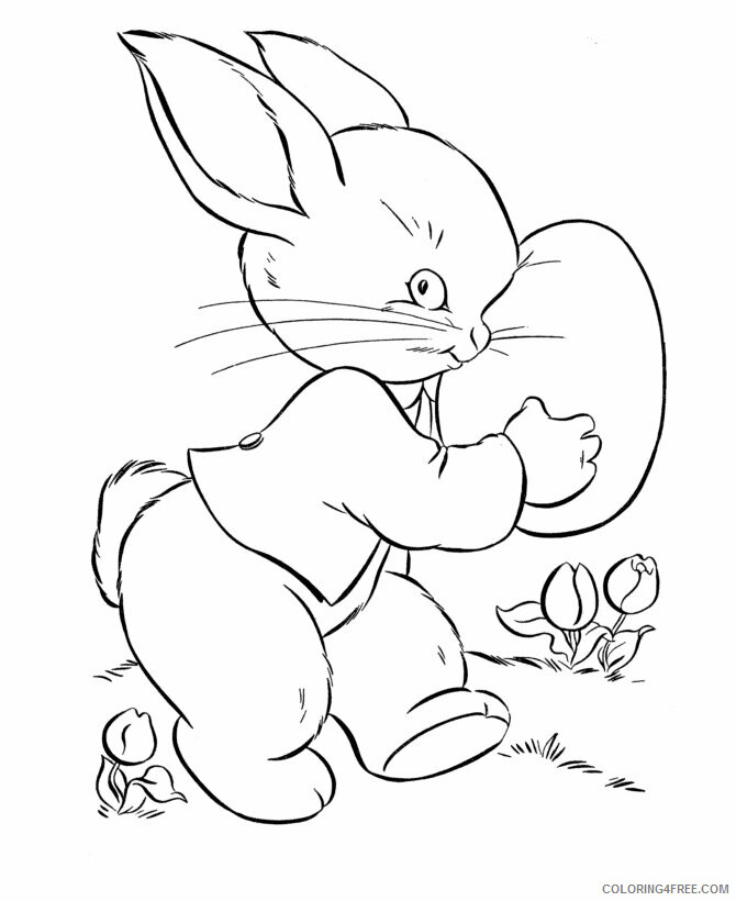 Rabbit Coloring Sheets Animal Coloring Pages Printable 2021 3621 Coloring4free