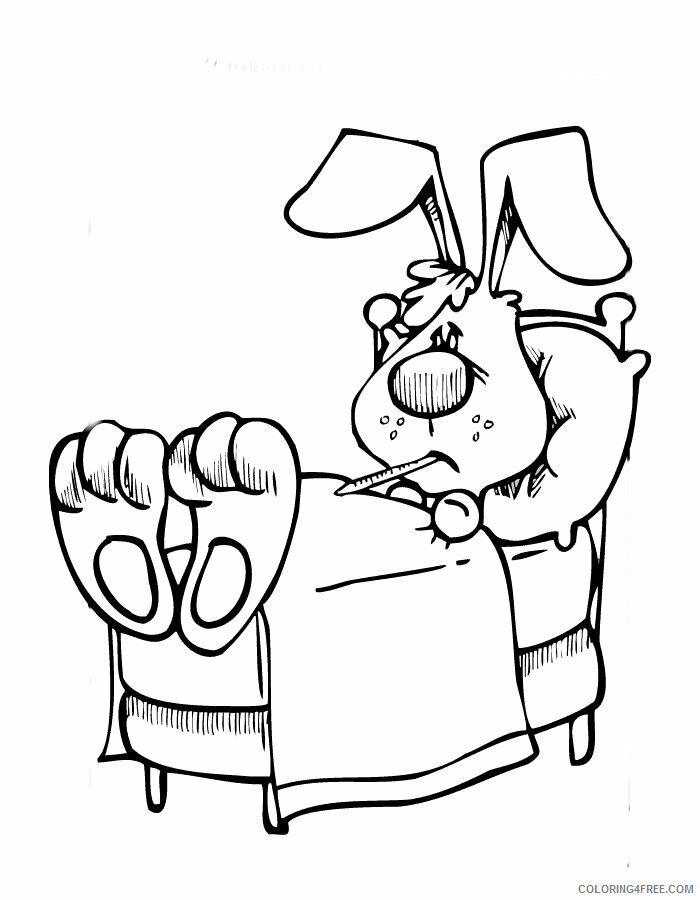 Rabbit Coloring Sheets Animal Coloring Pages Printable 2021 3623 Coloring4free