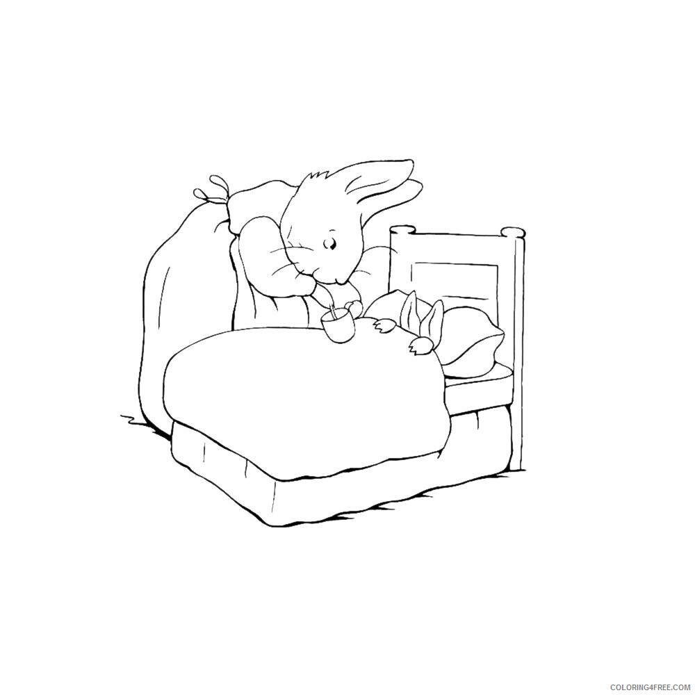 Rabbit Coloring Sheets Animal Coloring Pages Printable 2021 3624 Coloring4free