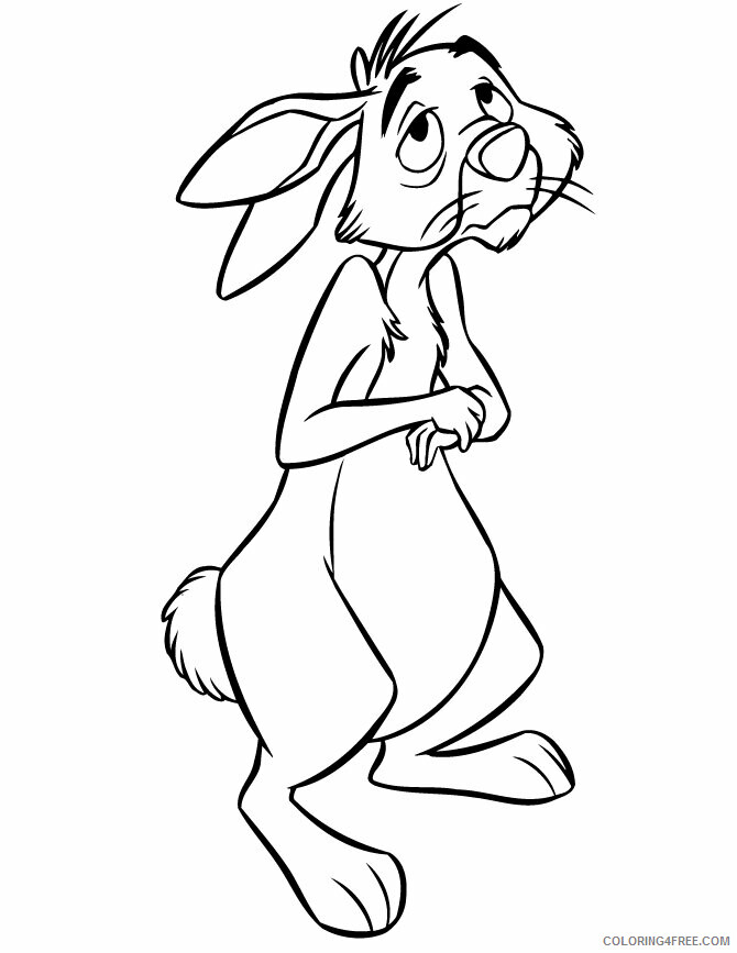 Rabbit Coloring Sheets Animal Coloring Pages Printable 2021 3631 Coloring4free