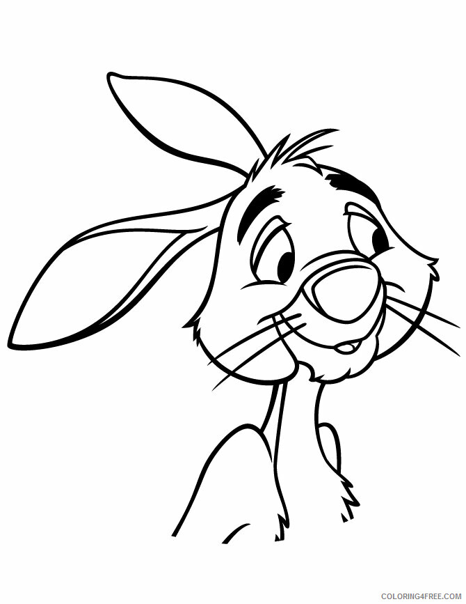 Rabbit Coloring Sheets Animal Coloring Pages Printable 2021 3635 Coloring4free