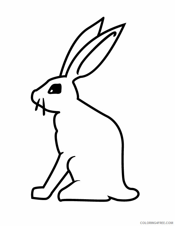 Rabbit Coloring Sheets Animal Coloring Pages Printable 2021 3639 Coloring4free