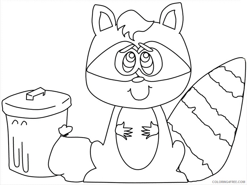 Raccoon Coloring Sheets Animal Coloring Pages Printable 2021 3646 Coloring4free