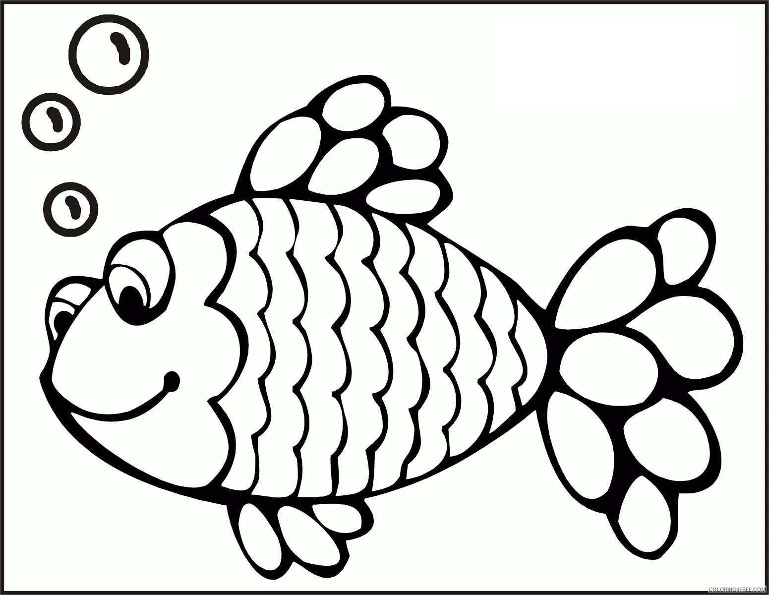Rainbow Fish Coloring Sheets Animal Coloring Pages Printable 2021 3673 Coloring4free
