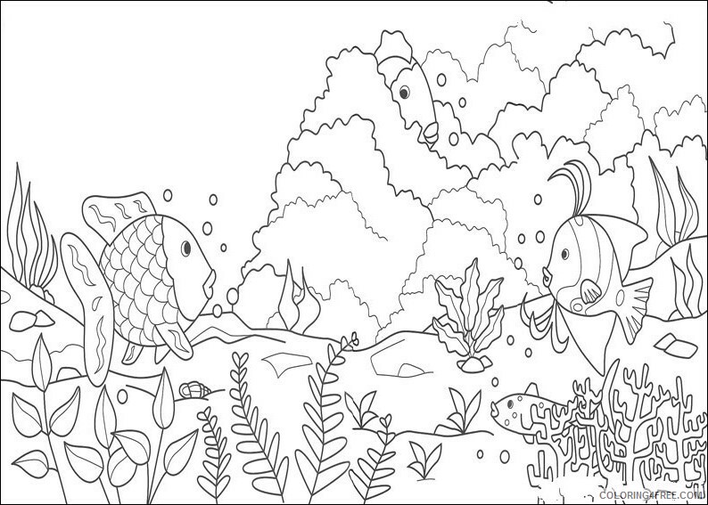 Rainbow Fish Coloring Sheets Animal Coloring Pages Printable 2021 3678 Coloring4free
