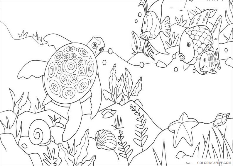 Rainbow Fish Coloring Sheets Animal Coloring Pages Printable 2021 3680 Coloring4free
