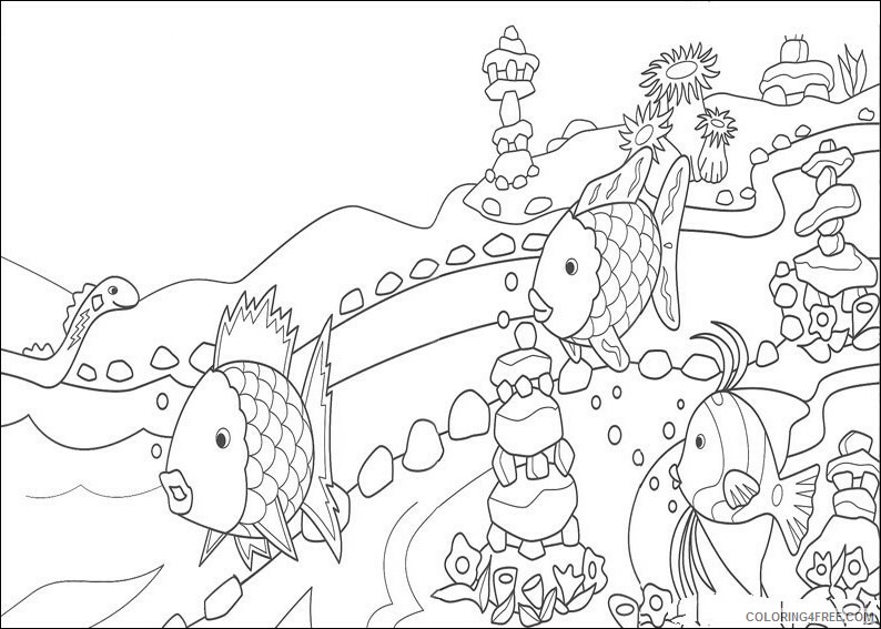 Rainbow Fish Coloring Sheets Animal Coloring Pages Printable 2021 3684 Coloring4free
