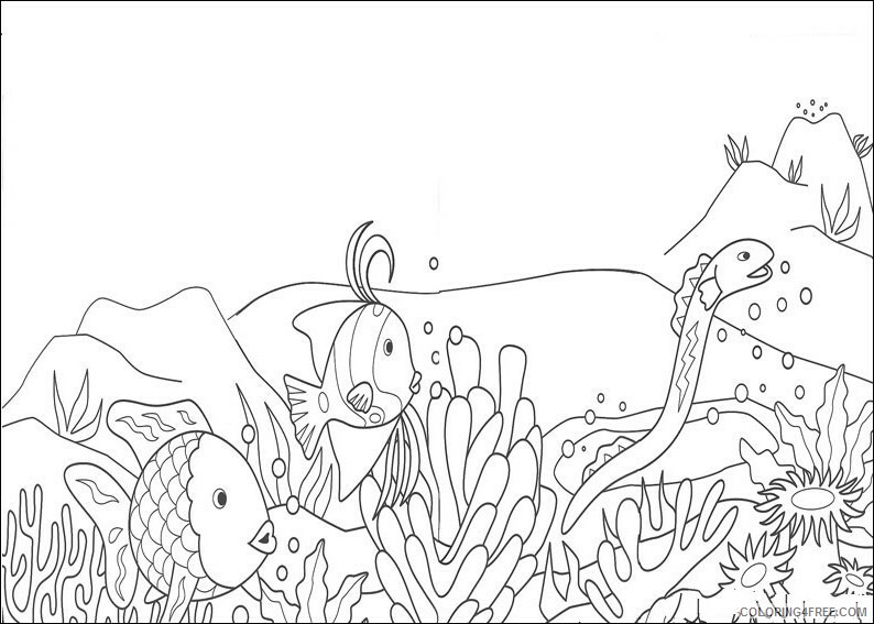 Rainbow Fish Coloring Sheets Animal Coloring Pages Printable 2021 3685 Coloring4free