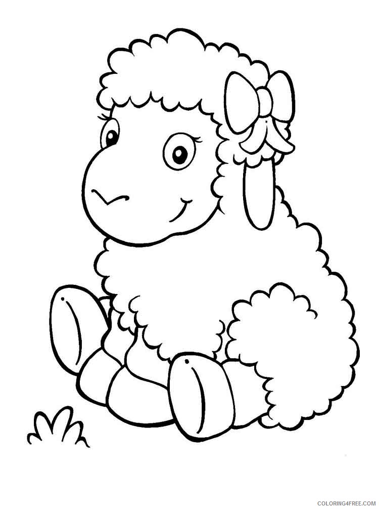 Ram Coloring Pages Animal Printable Sheets ram 14 2021 4234 Coloring4free