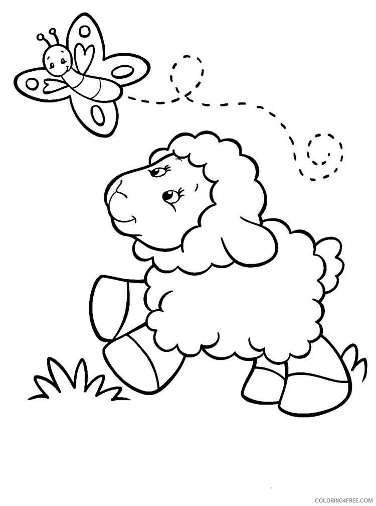 Ram Coloring Pages Animal Printable Sheets ram 4 2021 4238 Coloring4free
