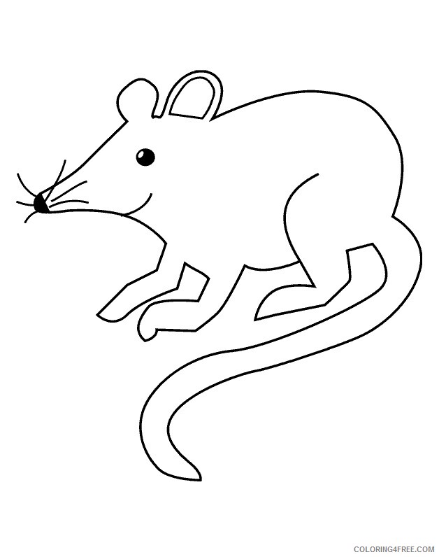 Rat Coloring Sheets Animal Coloring Pages Printable 2021 3689 Coloring4free